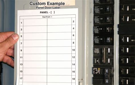 Printable Electrical Panel Breaker Labels Printable Circuit Breaker