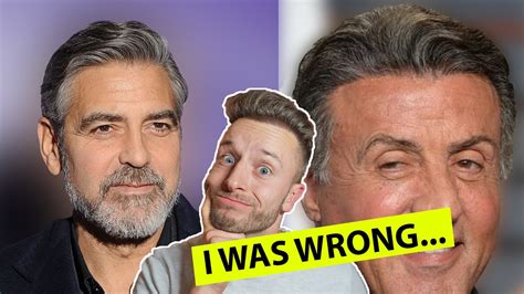 I Was Wrong About Clooneys And Stallones Hair Transplants Heres Why