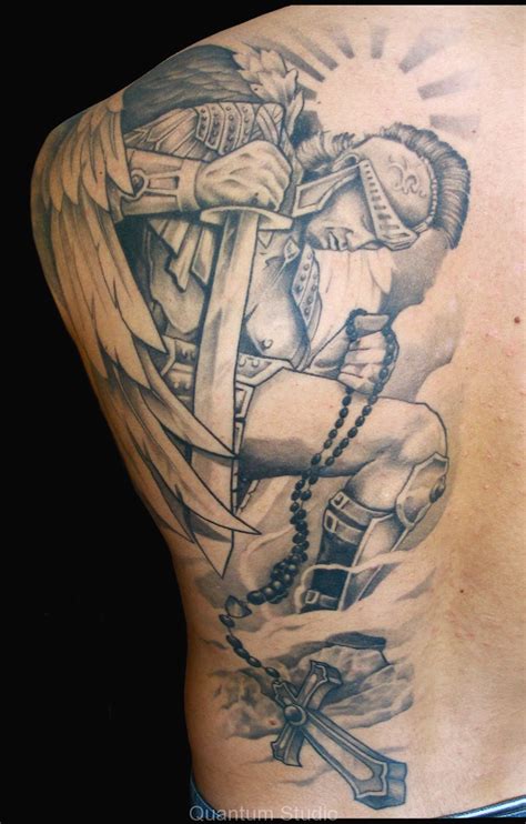 There are various kinds of angel tattoos including devil angel, warrior angel, cherub angel, guardian angel, fallen angel, death angel, and others. Warrior angel Tattoos