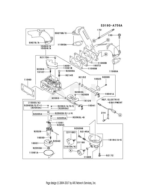 Kawasaki Fh661v As05 4 Stroke Engine Fh661v Parts Diagram For Carburetor
