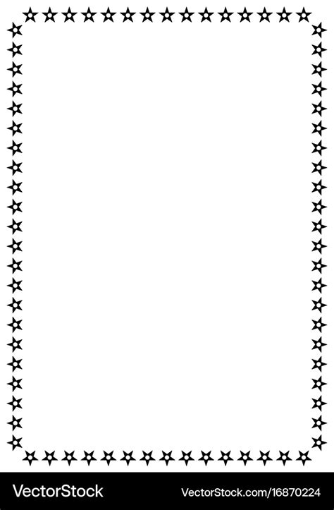 Page Border A4 Design For Project Royalty Free Vector Image