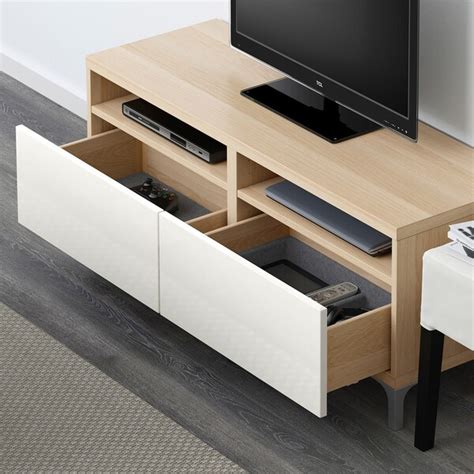 Tv bank mit schubladen sitzbank birke weiß 200 cm. BESTÅ TV-Bank mit Schubladen - Eicheneff wlas, Selsviken ...