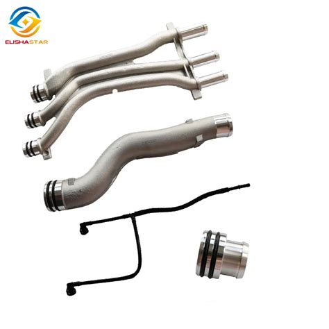94810805906 Engine Cooling Pipe Aluminum Coolant Water Pipe For Porsche