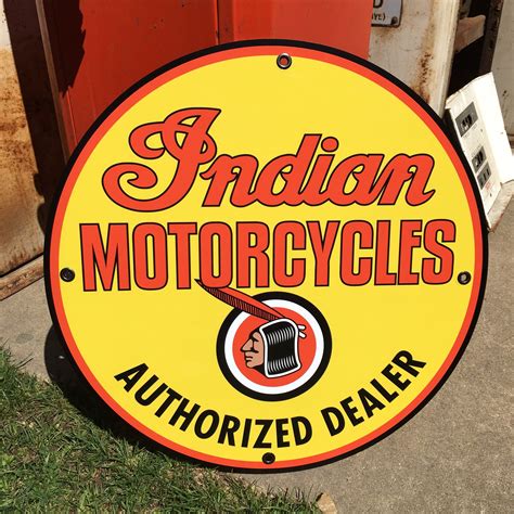 Indian Motocycles Sign Indian Motorcycles Signs Motorcycle Signs
