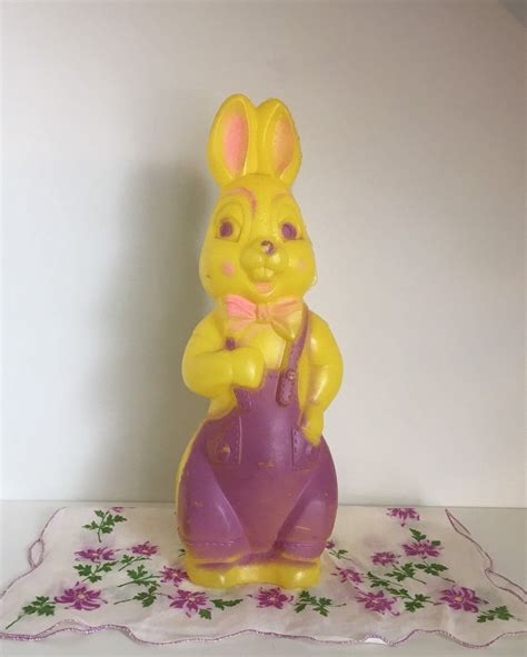 Vintage Easter Bunny Blow Mold Bunny Rabbit Blow Mold Etsy Easter