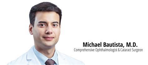 Ophthalmologist Fairfield County Eye Doctor Surgeon Michael Bautista M