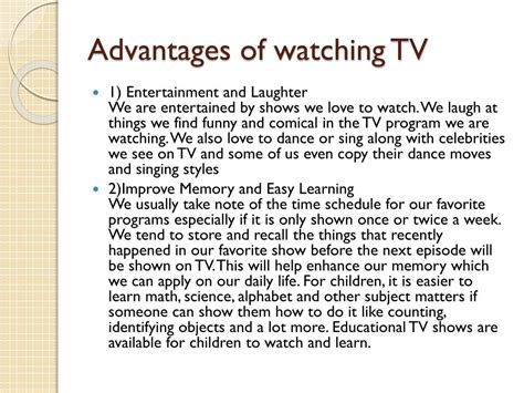 English Worksheets Advantages And Disadvantages Of Watching Tv