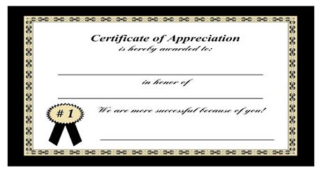 Certificate Of Appreciation Ij Ere E Are JuccejjÞ