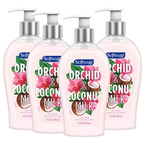 Softsoap Liquid Hand Soap Pump Orchid And Coconut Milk 13 Ounce 4