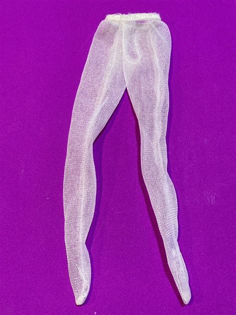 Barbie White Sheer Pantyhose 1980s 16 Scale Vintage 🌹 3903771014