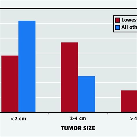 Socioeconomic Status Correlation With Tumor Size Cm Centimeters