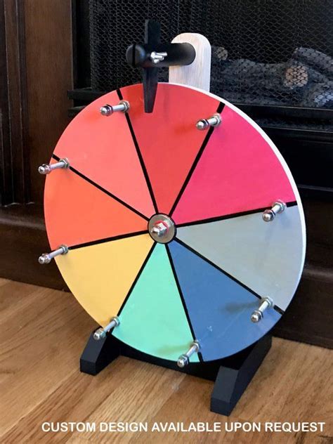 How To Make A Spinning Wheel Game Out Of Wood