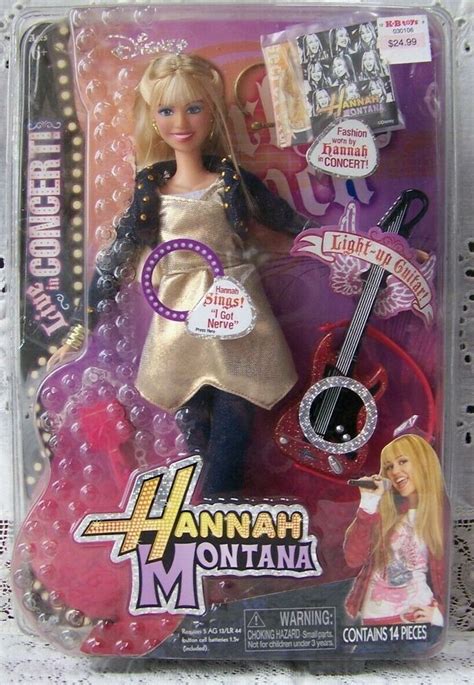 Hannah Montana Dollhannah In Concert With Light Up Guitarsings I Got