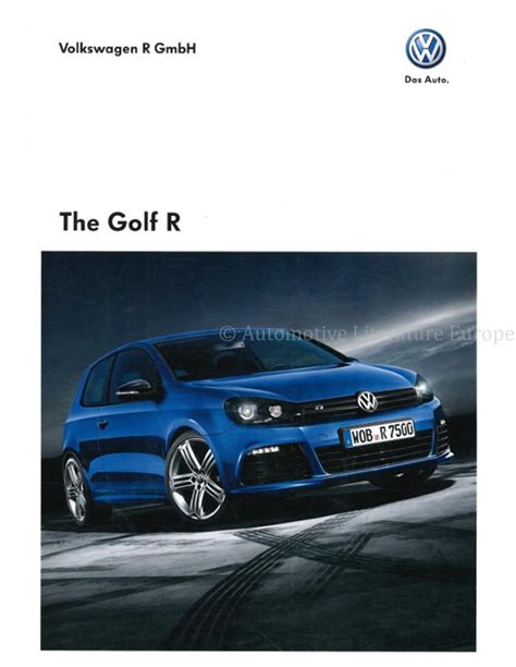2010 Volkswagen Golf R Brochure English