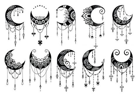 Moon Mandala Mandala Art Tattoo Drawings Body Art Tattoos Tatoos