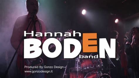 Hannah Boden Band Video Promo 1 Youtube