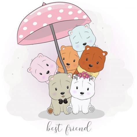 You can learn how to draw better cartoons spending just 30 minutes a day! Cute Best Friend Cartoon Animals | Friend cartoon, Cute ...