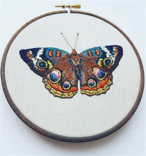 Embroidered Butterfly Brooches Look Like Real Winged Insects