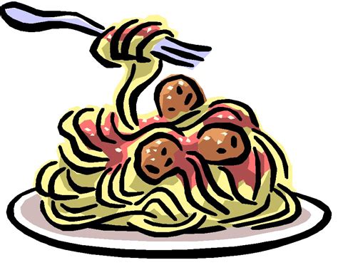 Spaghetti And Meatballs Clip Art Clipart Best
