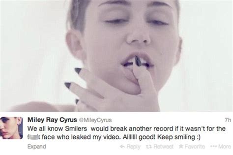 Miley Cyrus Adore You Video Leaked She Promises It Wasnt Her