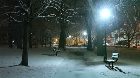 Cold Winter Night Stock Footage Video Getty Images