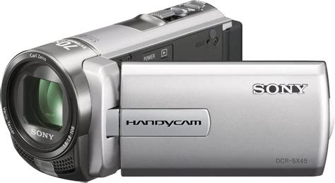 sony dcr sx45 handycam camcorder silver amazon ca electronics