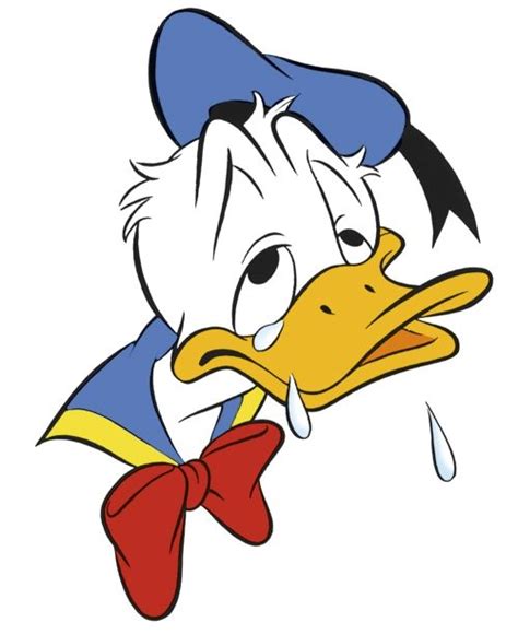 Donald Duck Sad Face