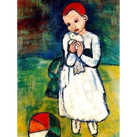 Picasso Child Holding A Dove