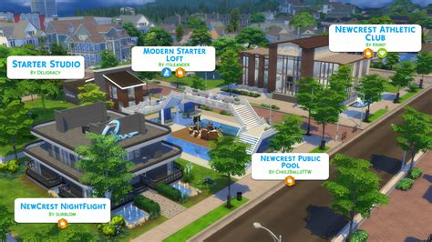 The Sims 4 How I Built Newcrest Sims Community