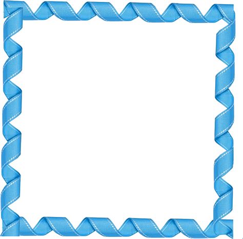 Picture Frames Blue Clip Art Blue Border Transparent Clip Art Library