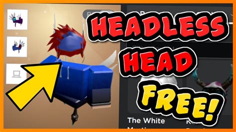WORKING HOW TO GET THE HEADLESS HEAD ROBLOX YouTube
