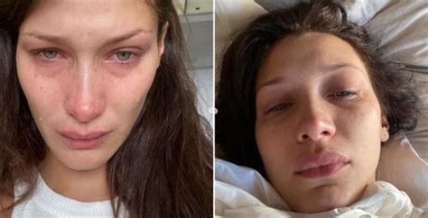 bella hadid in tears i suffer from depression photo and video world today news