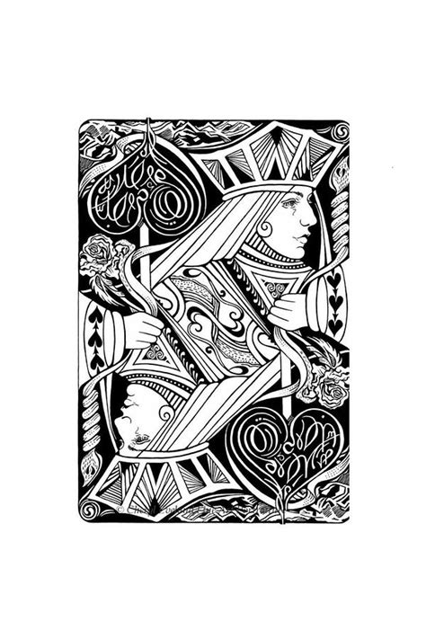 Check spelling or type a new query. Queen Of Spades Drawing by Cheryl Eveland