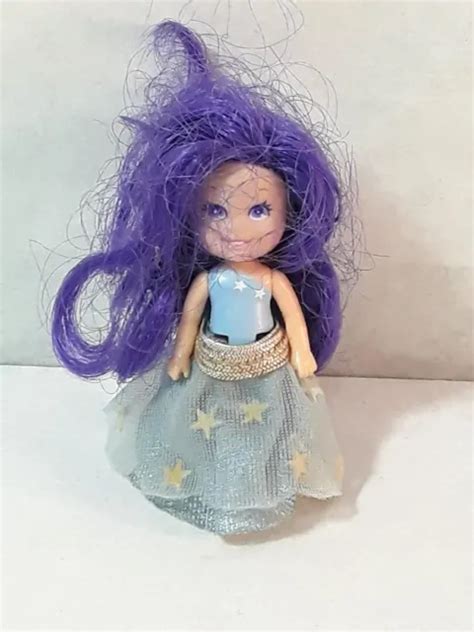 Vintage Playskool Krystal Princess Doll Stars Dark Purple Ships Free