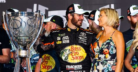 NASCAR driver Martin Truex Jr. and girlfriend Sherry Pollex