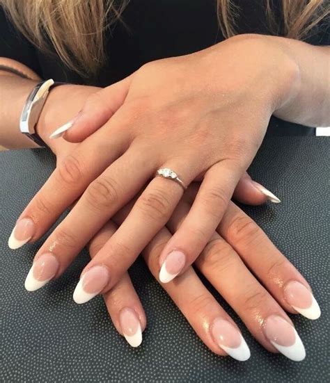 Pin By A On Nails French Acrylic Nails French Tip Acrylic Nails