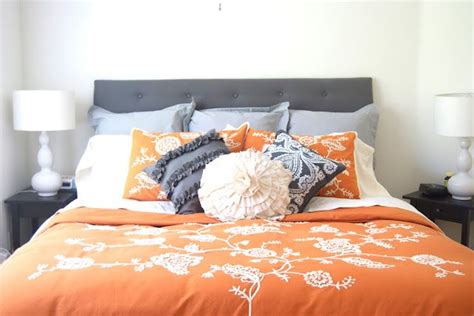 Orange Bedroom Makeover Which Is Saying Something Because Orange
