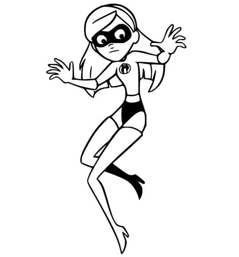 Violet Parr From Incredibles Coloring Page Download Print Or Color