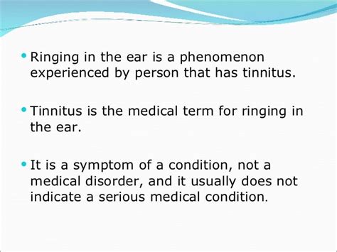 5 Main Causes Of Ringing In The Ear