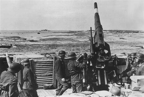 88mm Flak 18 In Action On The French Coast In October 1941