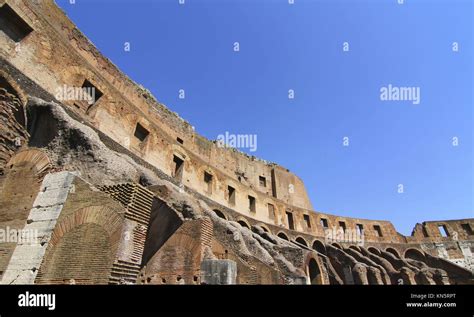 Inside The Colosseum In Rome Italy Stock Photo Alamy