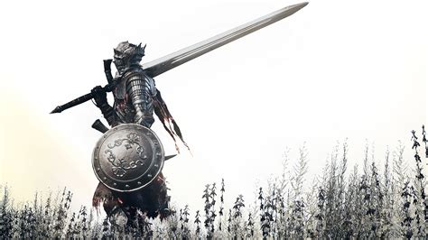 Warrior Holding Sword Video Games Dark Souls Iii Dlc White Hd