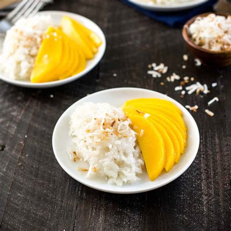 This link is to an external site that may or may not meet accessibility guidelines. Mango Sticky Rice ~ Easy Classic Thai Dessert | Inquiring Chef