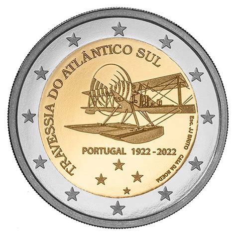 Portugal 2 Euro Atlantische Oversteek 2022 Proof Kingofcoinsnl