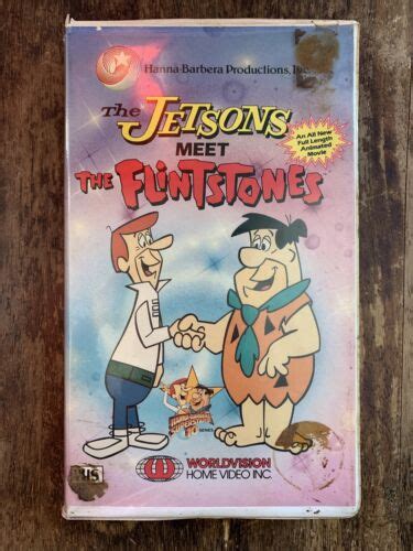 The Jetsons Meet The Flintstones VHS Worldvision Hanna Barbera Full Movie EBay