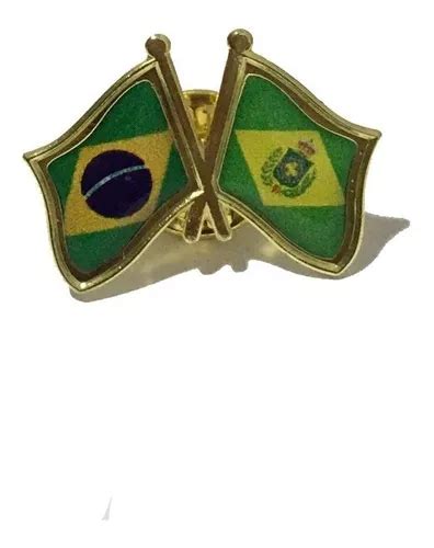 Pins Da Bandeira Do Brasil X Brasil Império Mercadolivre