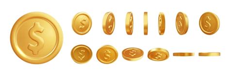 geldsymbol gold und reichtum geschäftserfolg geld finanzbudget glänzende goldene münzen geld