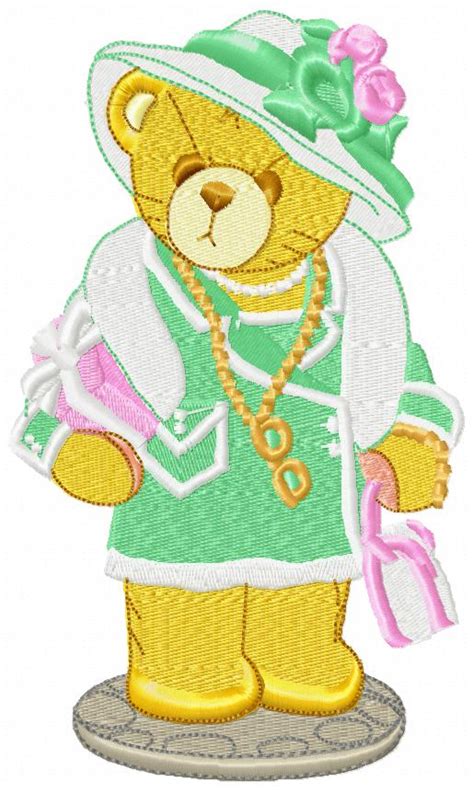 Cute Bear Embroidery Design Free Embroidery Design