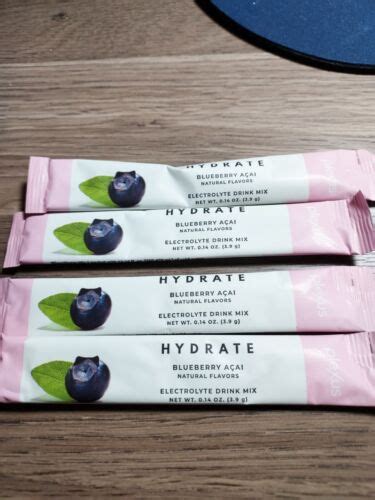 Plexus Hydrate Electrolyte Drink Mix Blueberry Acai 19 Packets Ebay