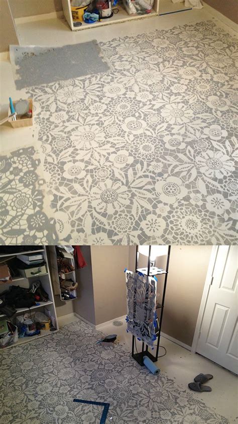 Use a bigger paintbrush for this. Tips on Painting a Concrete Floor DIY Projects Craft Ideas ...